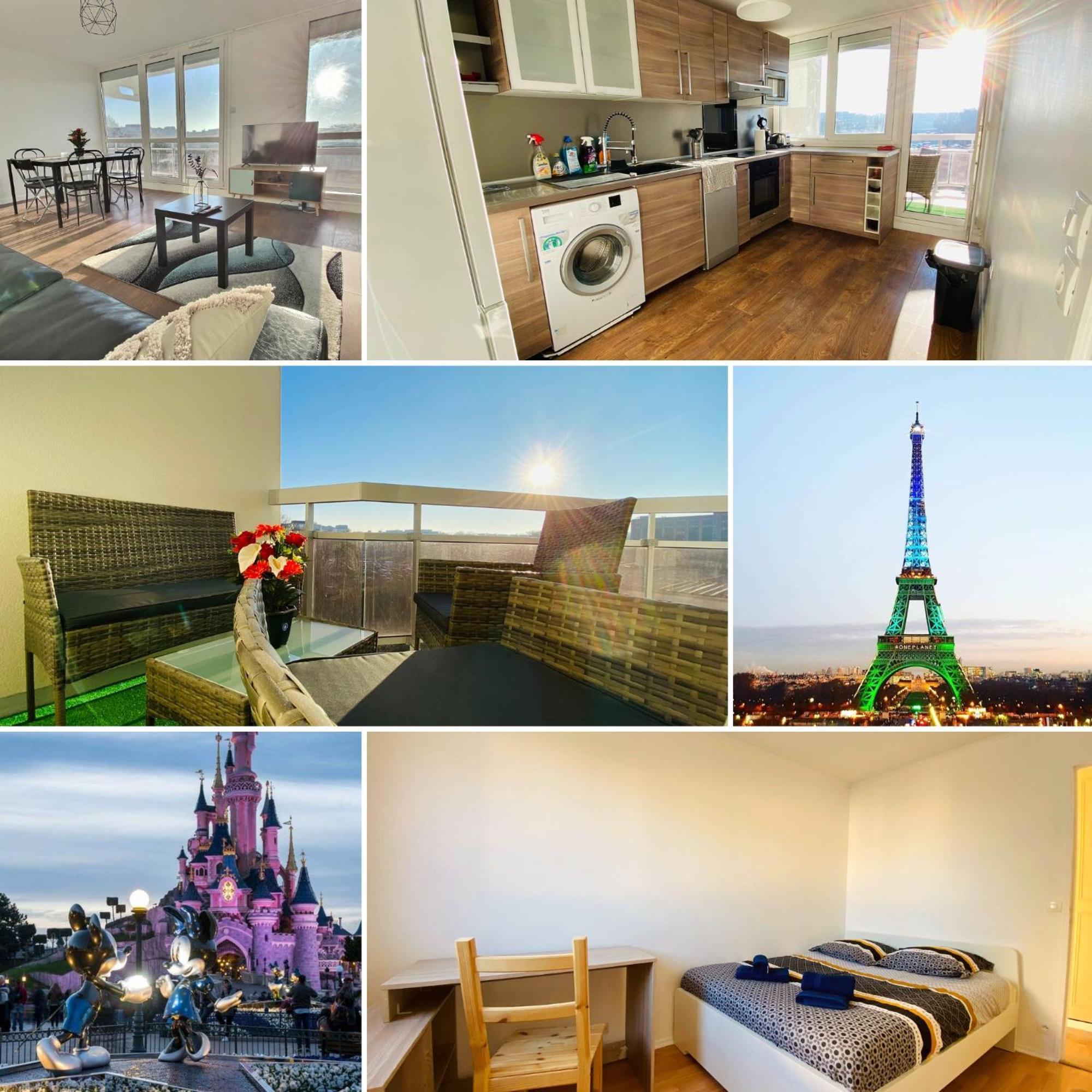 L'Appart Passerelle Paris Et Disney - Cozy Houses 诺伊斯·勒·格兰德 外观 照片