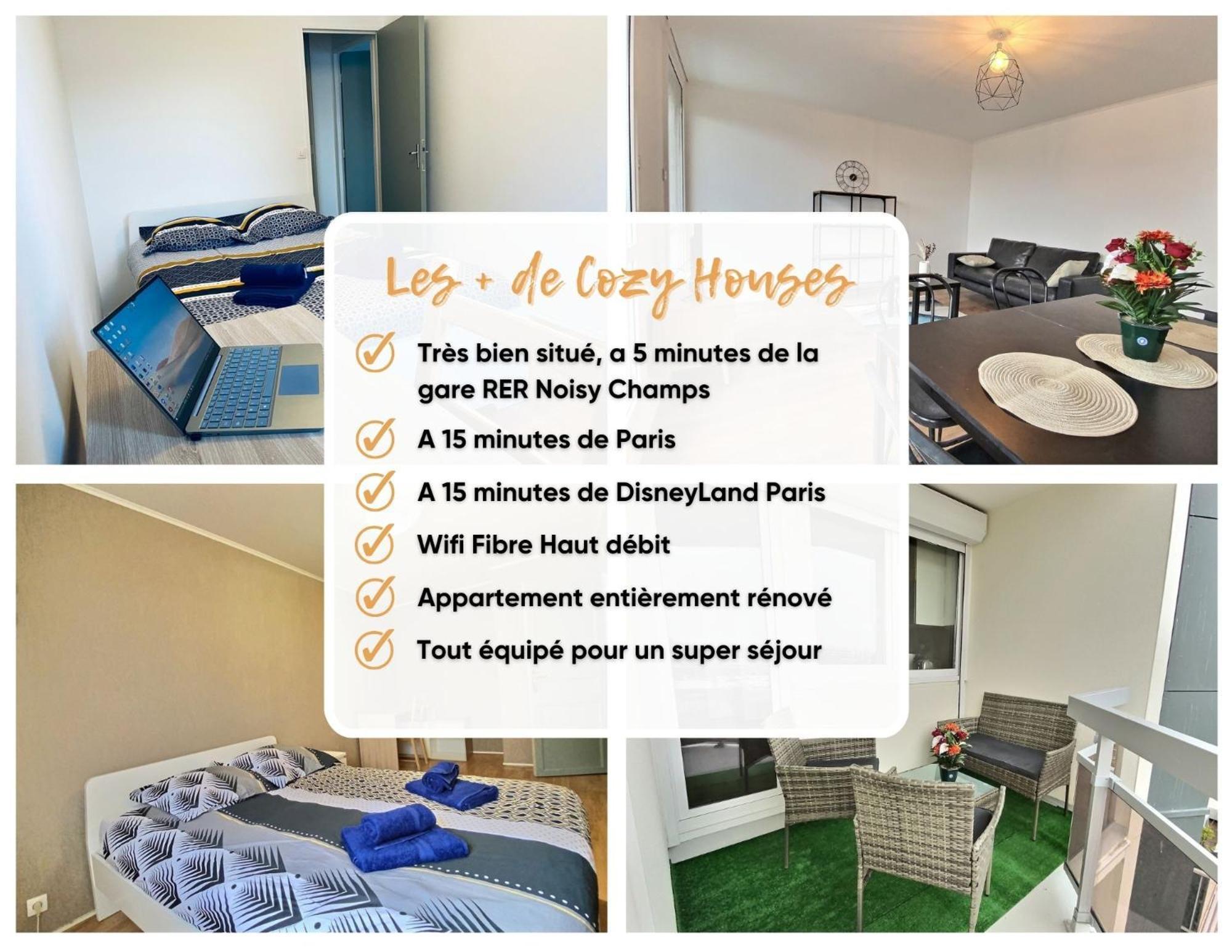 L'Appart Passerelle Paris Et Disney - Cozy Houses 诺伊斯·勒·格兰德 外观 照片